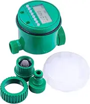 Daseeme Intelligent Water Irrigation Controller LED Digital Display Garden Irrigation Timer up to 16 Programs Battery Operated Automatic Watering Timer for Gardens Countyards Lawns Greenhouse