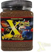 Xtreme Aquatic Foods Nice Naturally Intense Color Enhancer 1.5mm Semi-Floating Pellets Fish Food 567 Grams (20oz)