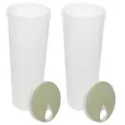 2 Pcs Rice Dispenser Rice Storage Box Sugar Dispenser Candy Jar