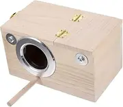 CAXUSD Parrot Breeding Nest Box Warm Bird Nest for Cockatiels and Parrots for Nesting Skills Easy to Clean Stable Indoor Outdoor Bird Supplies