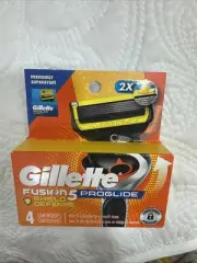 Gillette Fusion5 Proglide Shield Defense 4 Cartridges NEW SEALED
