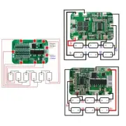 PCB BMS Protection Board For 6 Pack Lithium Battery Cell Module Balanced 6S 1 Pc