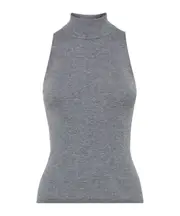 Brunello Cucinelli Sparkling Turtleneck Knitted Top grey
