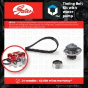 Timing Belt & Water Pump Kit fits FIAT PALIO 178 1.2 96 to 04 Set Gates 71771576