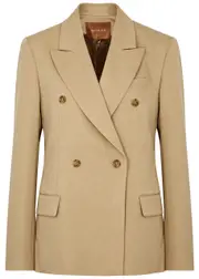 Rejina Pyo Dana Double-breasted Blazer - Beige - 14 (UK14 / L) 14 (UK14 / L)