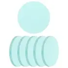 6Pcs 3.9" Round Diatomaceous Coasters for Plants Drink, Green