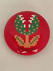 Nintendo Super Mario Bros. Piranha Plant 1.375" (3.5 cm) Pinback Button