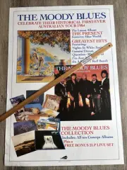 VINTAGE POSTER: THE MOODY BLUES Australian TOUR (Original InStore 1984)