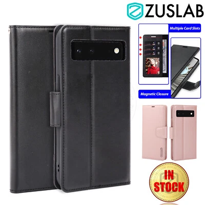 For Google Pixel 9 8 7 Pro XL 9a 8a 7a Case Shockproof Leather Stand Wallet Card