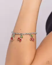 Paparazzi - Candid Cherries red bracelet NEW