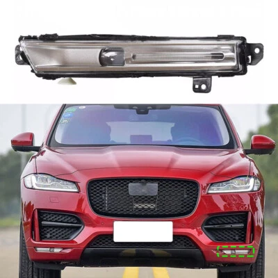 LED Left Front Bumper Fog Light Lamp Assembly For Jaguar F-Pace E-Pace I-Pace (for: Jaguar)
