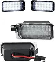 2pcs LED Number License Plate Light, for Ford, for Focus, 5D, for Fiesta, for Mondeo, MK4 C-Max MK2 S-Max Kuga Galaxy 6000K White Auto Lamp License Plate Lights