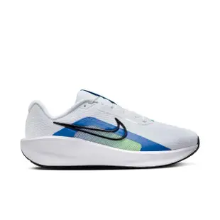 【NIKE 耐吉】慢跑鞋 男鞋 運動鞋 緩震 DOWNSHIFTER 13 WIDE 藍白 FJ1284-103