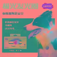 在飛比找Yahoo!奇摩拍賣優惠-LaRoo北極光狗狗發光項圈充電寵物夜光防走丟中大型犬夜間遛