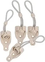 TEHAUX 4 Set Weather Resistant Spring Rope for Roller Blinds Durable Outdoor Window Treatment Security for Wind Protection and Stability