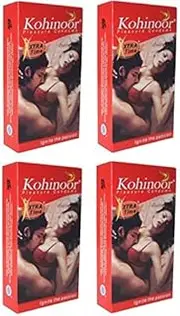 Durex Kohinoor Xtra Time Condom - 10Pcs (Set Of 4)