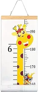 Gupcaqosjw Height Chart for Kids - Removable Child Height Wall Chart - with Lanyard Reusable Growth Marker Indicators for Family Kindergarten Interior Decoration