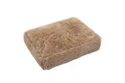 Paws & Claws 80x60cm Calming Plush Mattress Pet Dog Rectangle Mat Large Camel