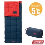 【美國 COLEMAN】C5 表演者睡袋 Ⅲ 5度C 信封型睡袋 保暖化纖睡袋 露營棉被 科技絨睡袋_CM-34774