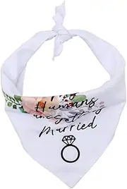 SEWOART Collar Bib for Valentine's Day Weddings Adorable Pet Saliva Collar for Parties Bright Colors Keeps Dogs Clean Comfortable Present for Pets