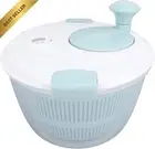 5L Salad Spinner Manual Lettuce Veggie Fruit Washer Drain 1