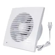 Exhaust Fan 12W Ventilation Extractor with Anti-backflow Check Valve Ultra Th...