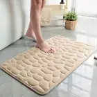 J Bath Mat Cobblestone Embossed Soft Memory Foam Pad Floor Rug Non Slip Wate 5