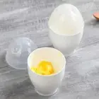 2pcs Visible Lid Microwave Egg Cooker Plastic Egg Boiler Breakfast