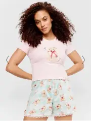 Peter Alexander Vintage Teddy Bear Pj Set Size XL + Pj Bag NEW RRP$119