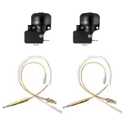 Thermocouple & Tilt Switch for Patio Heater, and White, Black-2pack