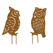 Drip Depot Owl Garden Decor Ground Stakes