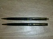 Parker Insignia Black w Gold BP Pen & Pencil Set USA