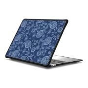 MacBook Air 13-inch (M1 / Intel) Impact Case Royal Blue Paisley MacBook case