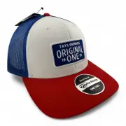 Taylormade Original One Trucker Red/White/Blue Mesh Back Adjustable Snapback Hat
