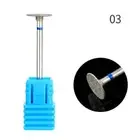 Foot Nail Art Drill Bits File Cuticle Clean Burr Manicure Pedicure Tool Kits