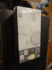 NEW Google Smart Light Starter Kit Google Home Mini & GE C-Life Smart Bulb NIB
