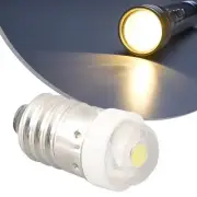 Brand New Light Bulb Flashlight Grass+Metal Lantern Torch White LED