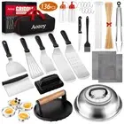 Griddle Accessories Kit - 136PCS Flat Top Grill for Blackstone and Camp Chef