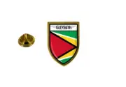 pins pin's flag national badge backpack hat shield world guyana