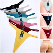 6 Packs Lot Sexy Womens G string Thong Panties T back Briefs Underwear Lingeries