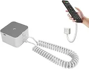 Remote Holder Wall Mount - Anti-theft Remote Control Organizers Storage - Safely Secure, Magnetic Organizer With Retractable String For Bedroom