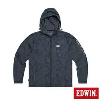 在飛比找樂天市場購物網優惠-EDWIN 涼感系列 防曬外套-男款 黑灰色 #503生日慶