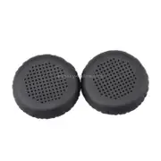 2 PCS For KOSS PP / SP Perforated Ventilation Version Protein Leather Cover Headphone Protective Cover Earmuffs (Black)