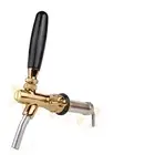 Long Shank Golden Beer Draft Tap faucet With Flow Control 100mm Home Brew