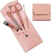 4/12/16 Pcs Stainless Steel Pedicure Care Grooming Kit Travel Mini Manicure Set Nail Clipper Kit for Traveling Home Use