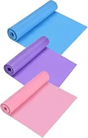 MOBUTOFU Elastic Exercise Bands for Yoga Workout Tpe Material Strength Training Arm Back Leg Buttock Shaping