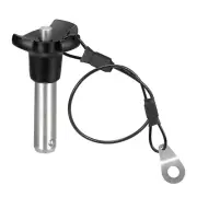 304 Stainless Steel Push-Button Locking Pin with 24.5cm Rope (12mm-32mm)