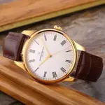 AAA+ CHARM VACHERON CONSTANTIN FIFTYSIX 大氣低鍵白色錶盤金色外圈男士自動機械表,