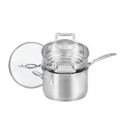 Scanpan Impact 2pc Stainless Steel Saucepan & Multi Steamer Set