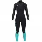 HYPERFLEX Women's 3/2 VYRL CZ Wetsuit - Black/Teal - Size 4 - NWT